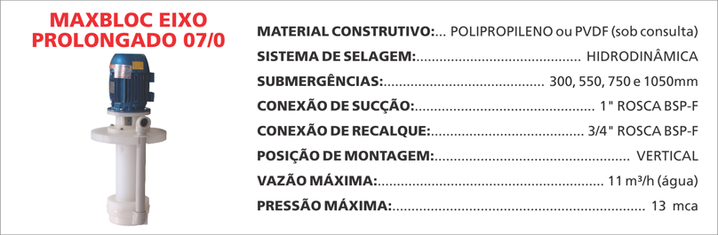 BombaCentrifugaMaxblocEixoProlongado070 image BombaCentrifugaMaxblocEixoProlongado070 Bombas Maxbloc com eixo prolongado Maxsub da Bomax: eficiência e durabilidade para aplicações submersas. Descubra a solução ideal.