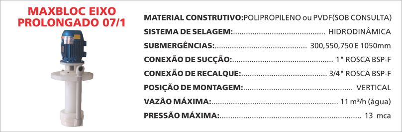 BombaCentrifugaMaxblocEixoProlongado071 image BombaCentrifugaMaxblocEixoProlongado071 Bombas Maxbloc com eixo prolongado Maxsub da Bomax: eficiência e durabilidade para aplicações submersas. Descubra a solução ideal.