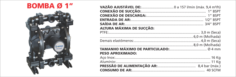 BombaPneumatica1AL As bombas pneum&aacute;ticas Maxpneumatic da Bomax oferecem desempenho superior e confiabilidade em qualquer aplica&ccedil;&atilde;o industrial. Saiba mais.