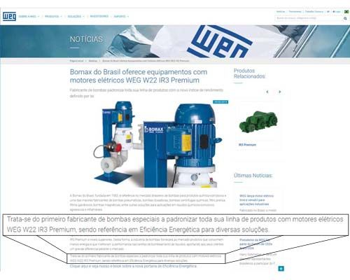BlogApresentaSiteWEG-743331b1 bomba pneumatica, bomba centrifuga qu&iacute;mica, bomba dosadora, agitador industrial, bomba dosadora, bombeamento de produtos / l&iacute;quidos quimicos corrosivos